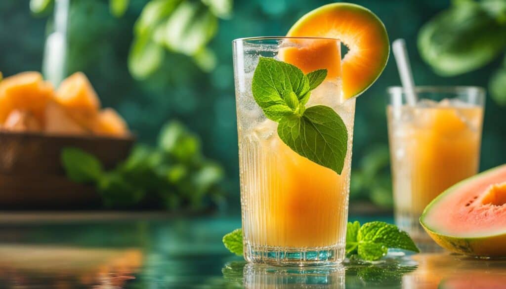 sweet melon summer beverages