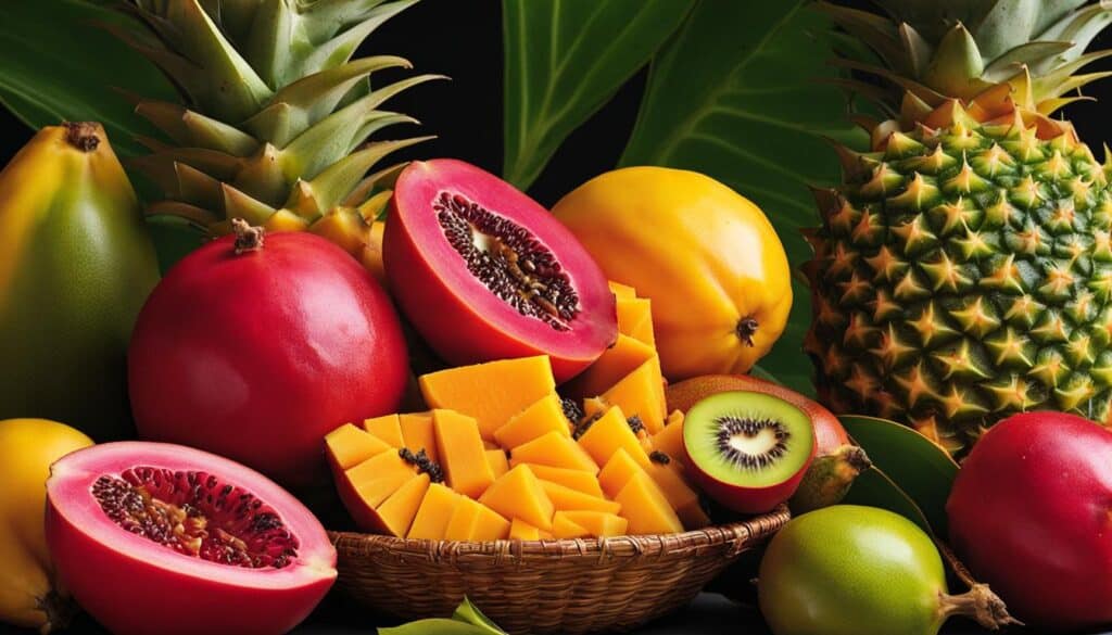 tropical fruits