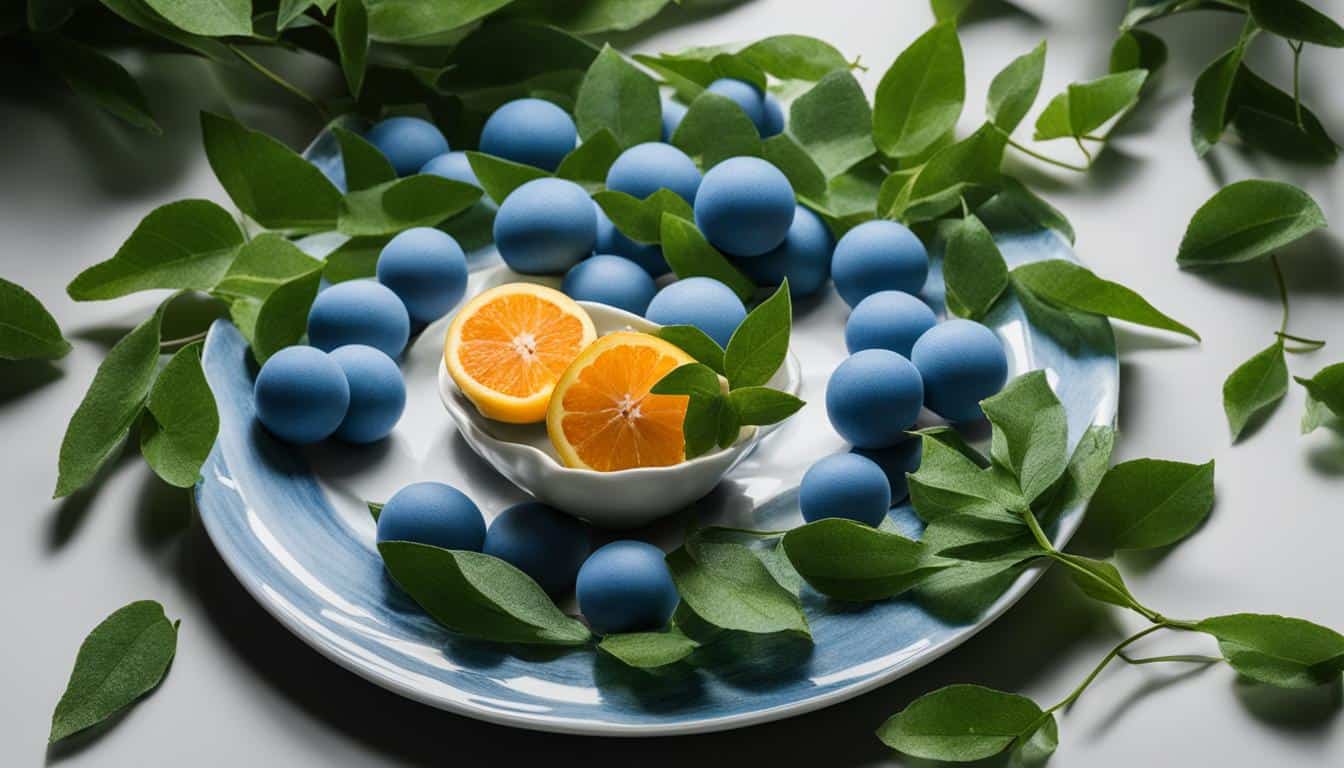 what fruit are blue colored