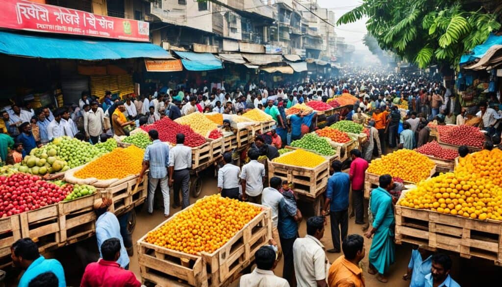 Bangalore fruit market