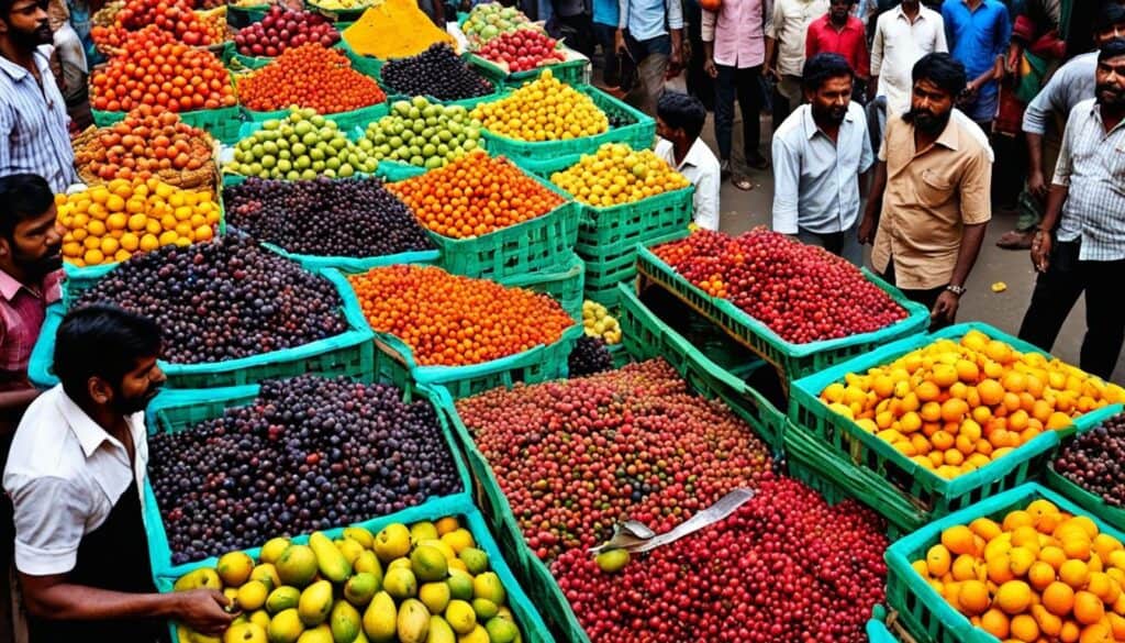 Biggest Fruit Market in Kolkata