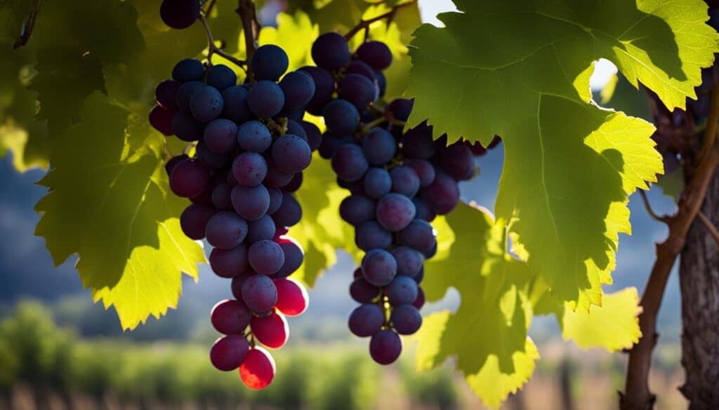 Flame Seedless grapes