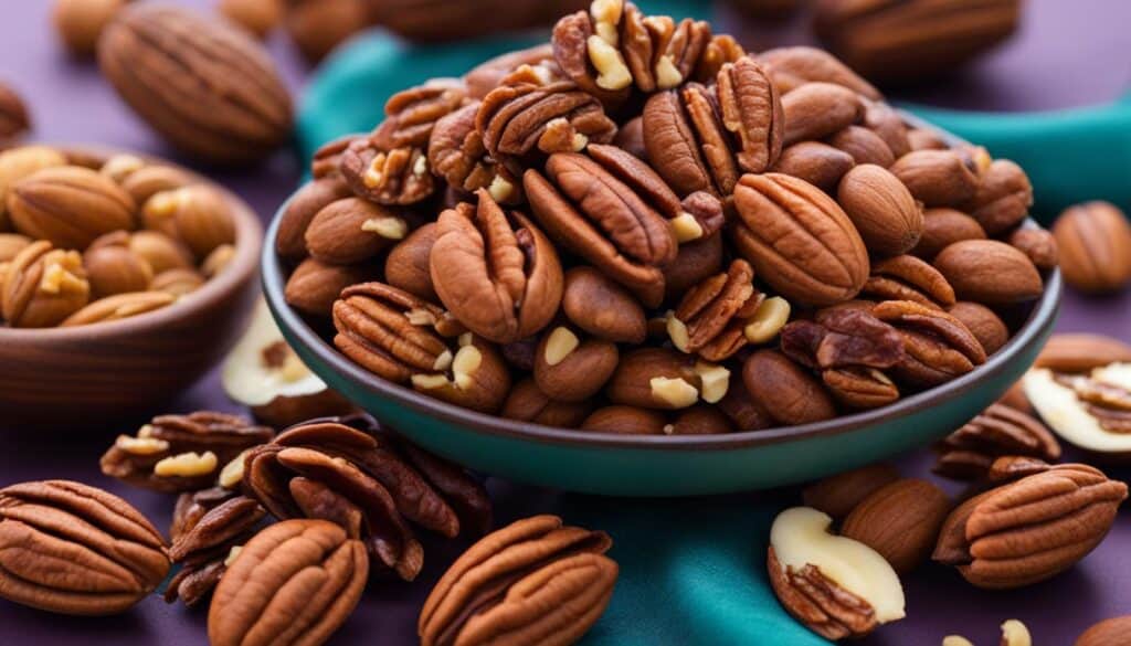Health benefits of pecans and walnuts