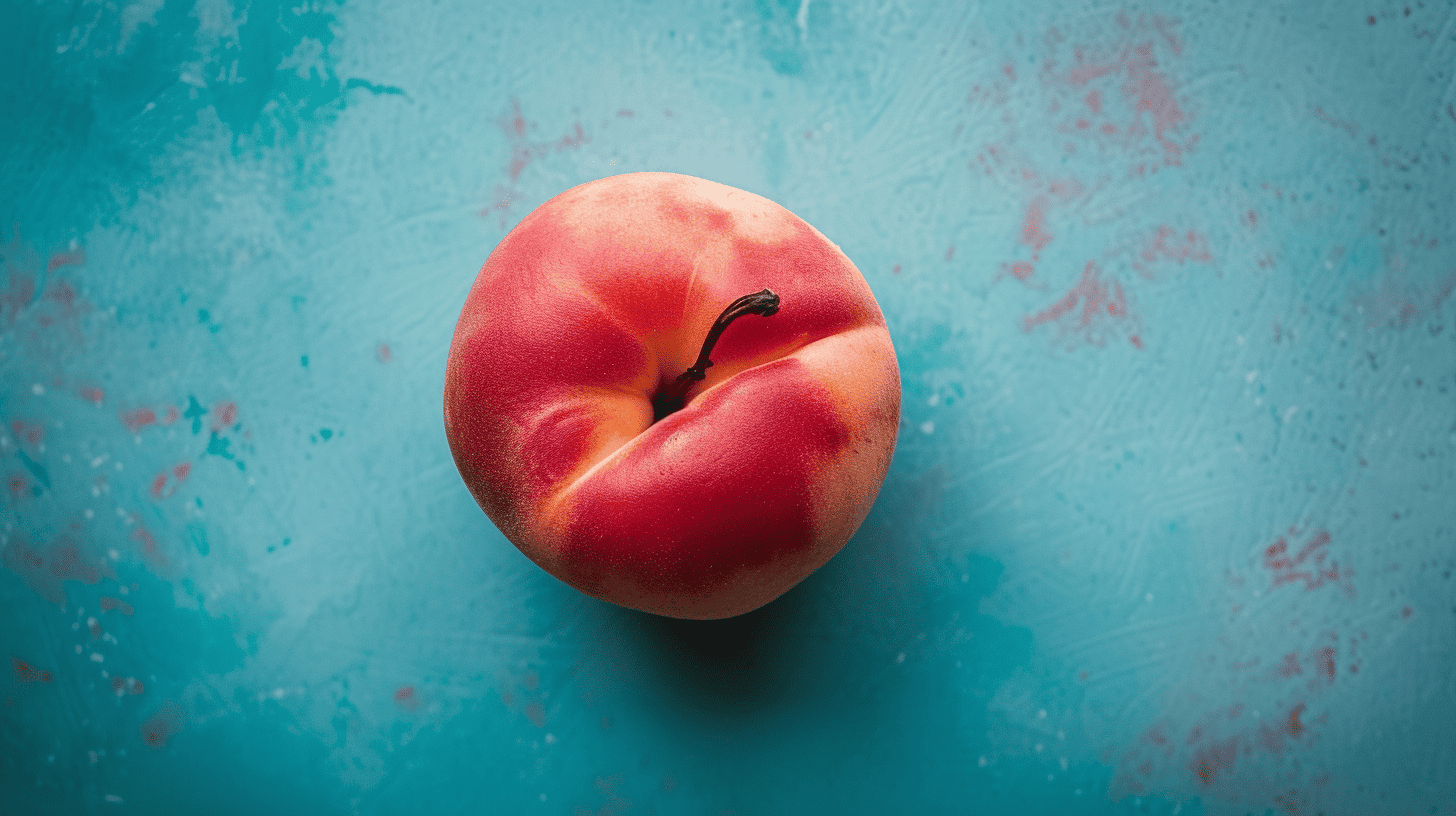 flat peach