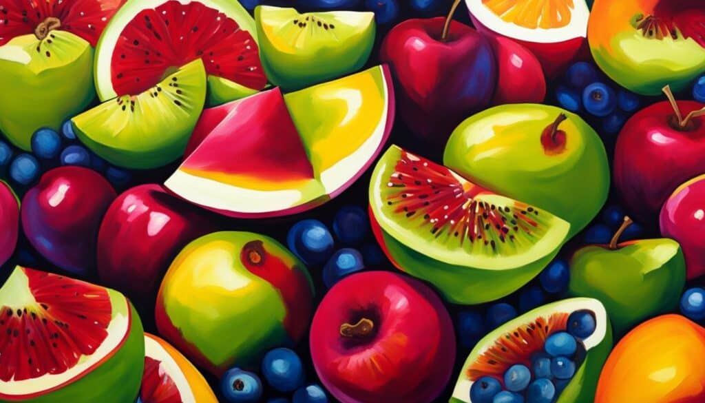 acrylic fruit painting ideas