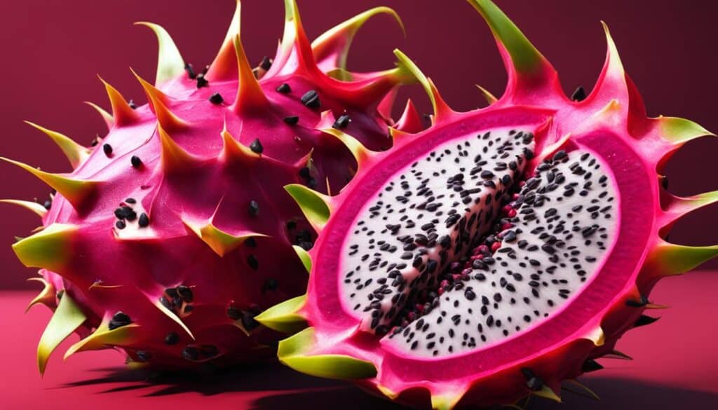 appearance of red dragon fruit