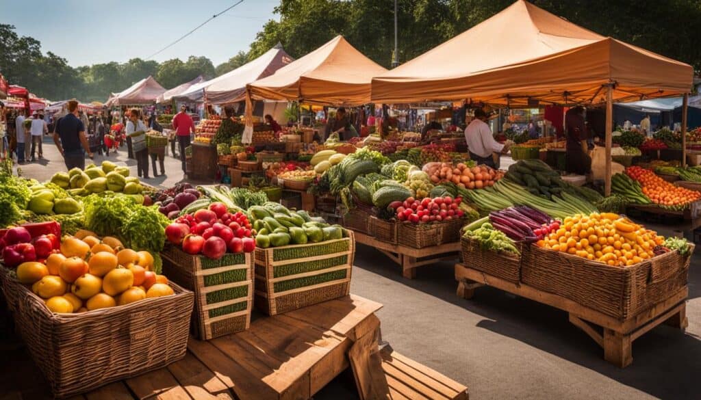 attractive produce displays