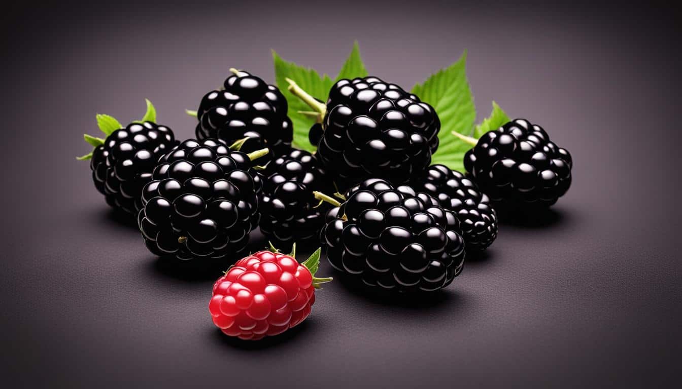 blackberry fruit vs raspberry