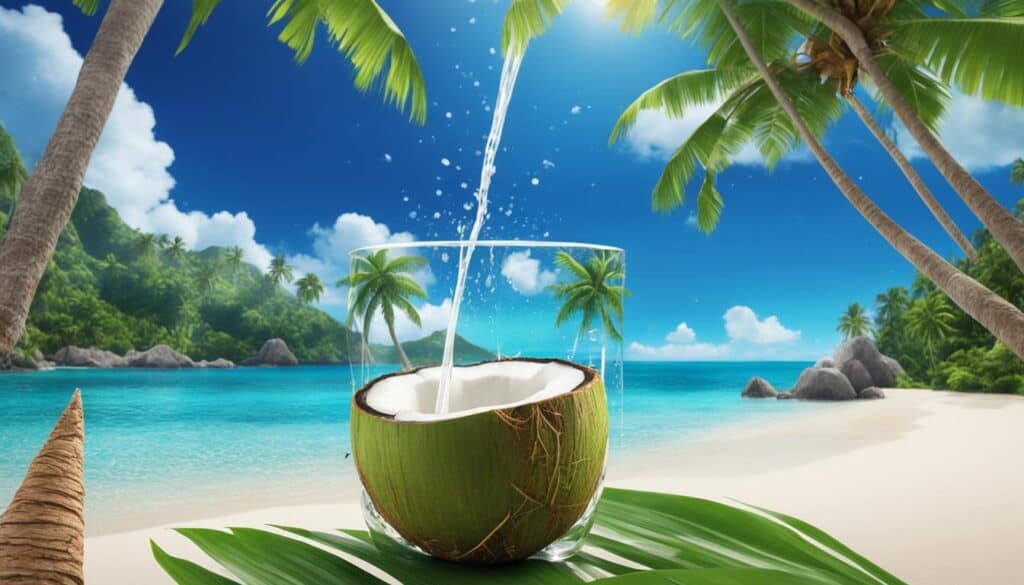 coconut water