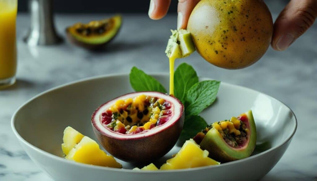 cooking with passion fruit