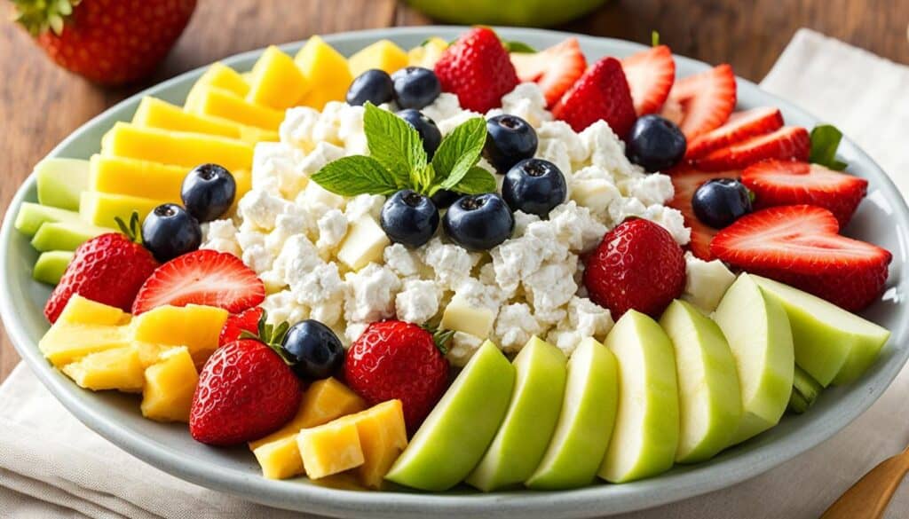 crunch factor with cottage cheese and fruit