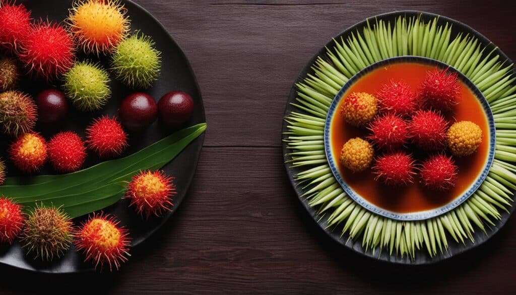 culinary uses of pulasan and rambutan