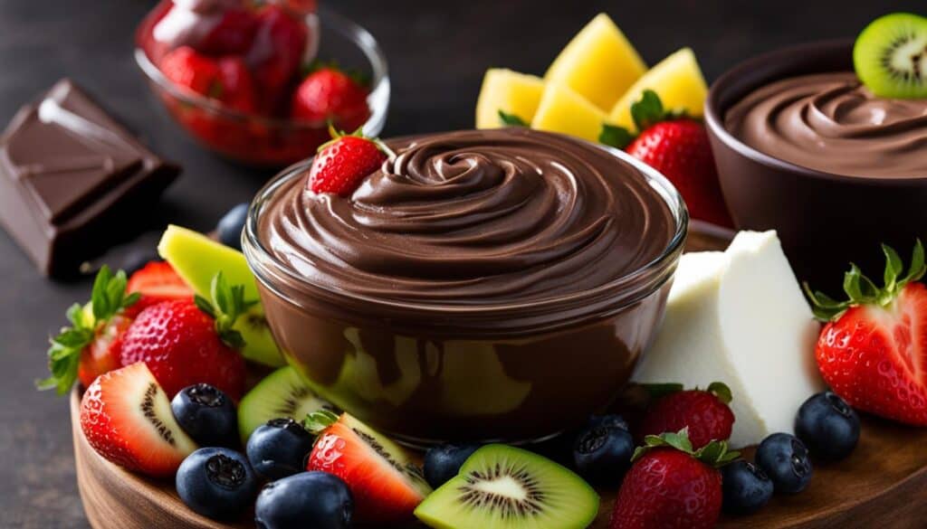 dark chocolate fruit dip