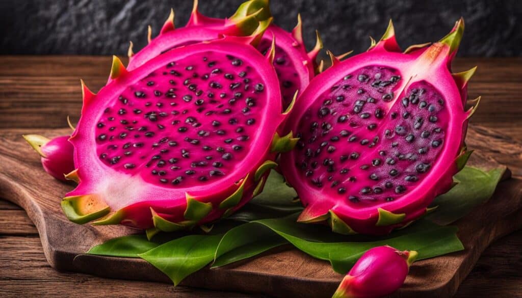 dragon fruit food photography