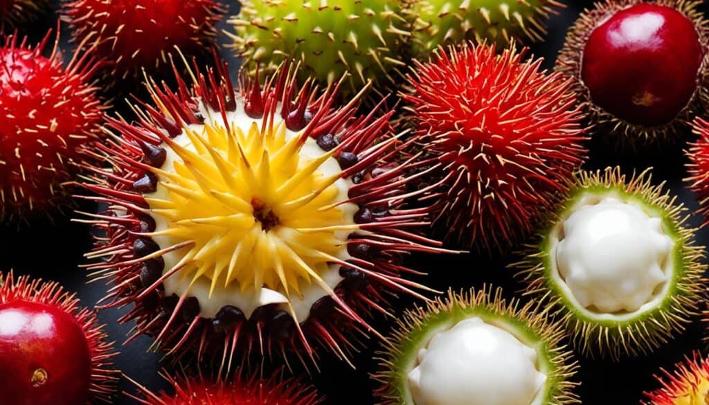 exotic Asian fruits
