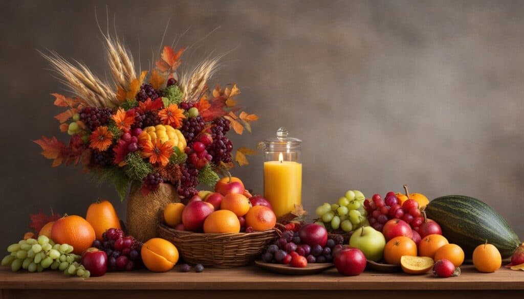 fall fruit centerpieces