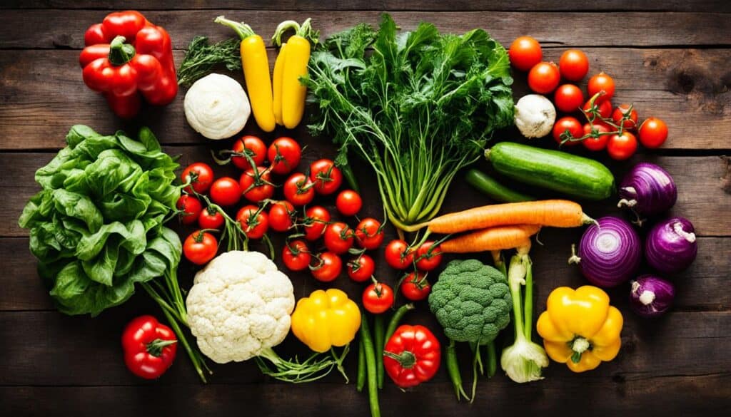 farm fresh vegetables