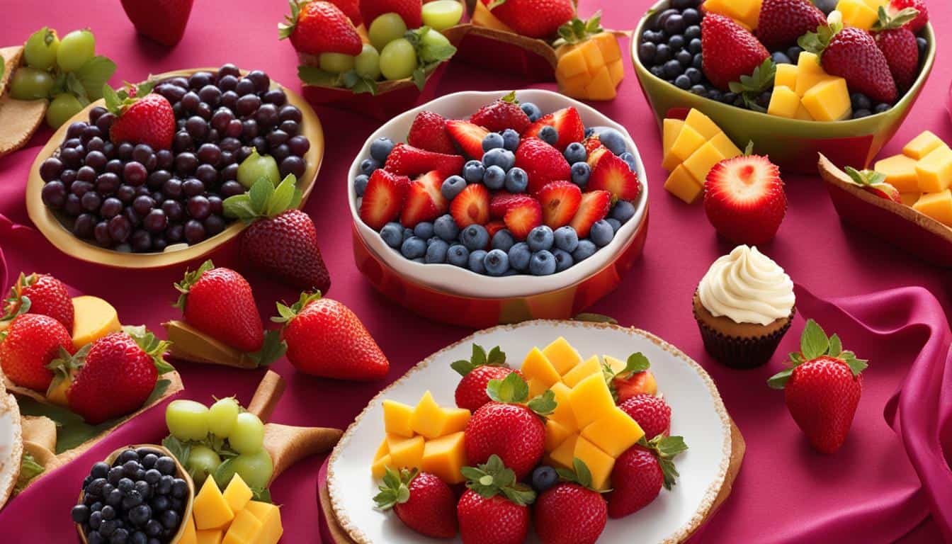 fruit and dessert charcuterie board