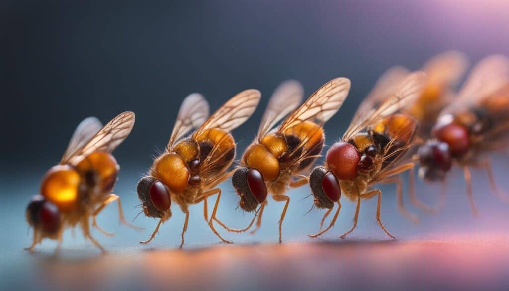 fruit fly pupae