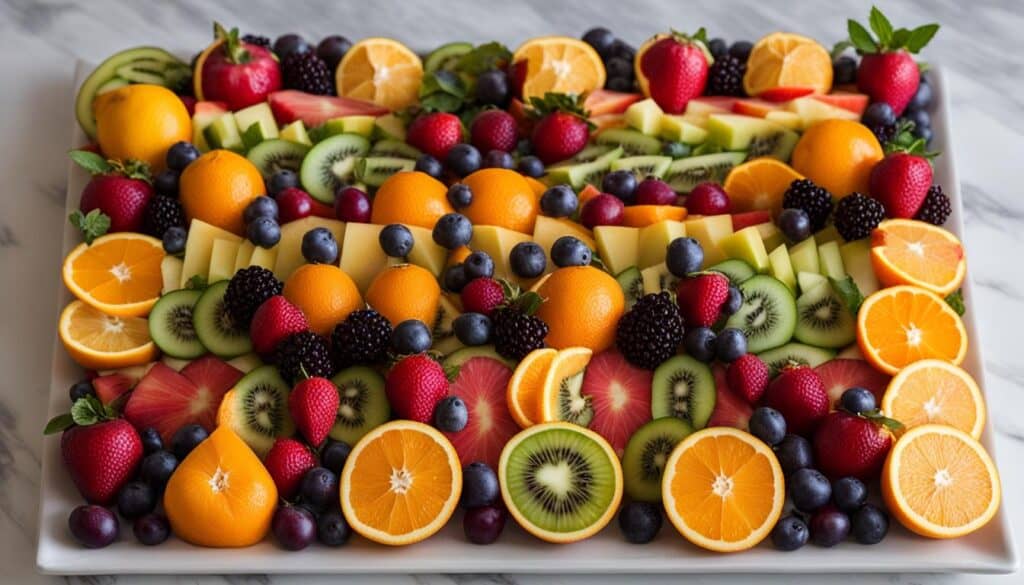 fruit platter decoration