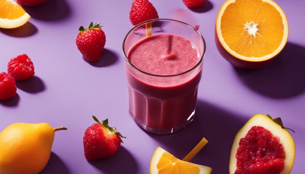 fruit smoothie sugar content