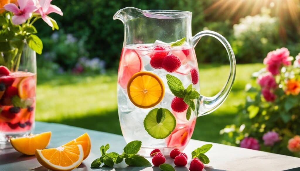 fruit tea for summer