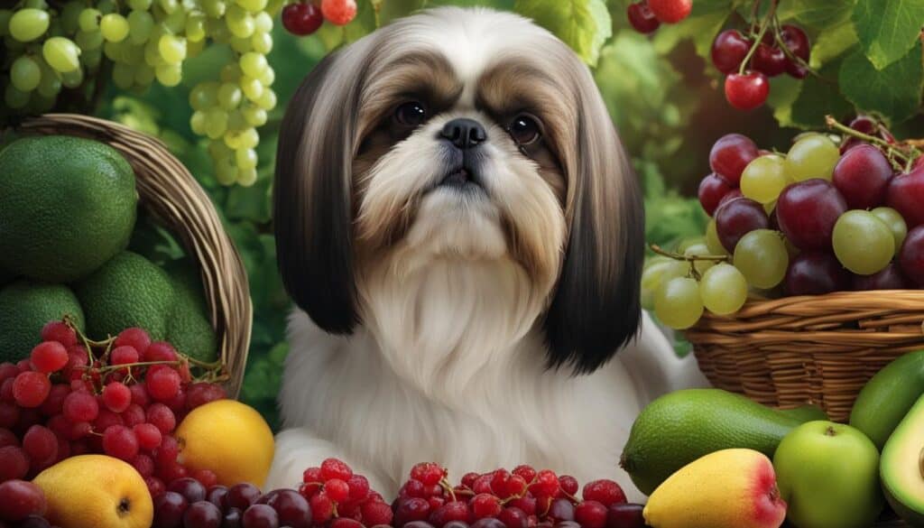 fruits to avoid feeding shih tzus