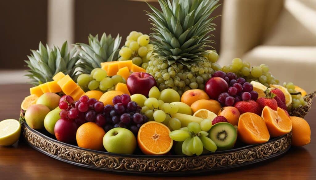 healthy fruit tray ideas for bridal shower