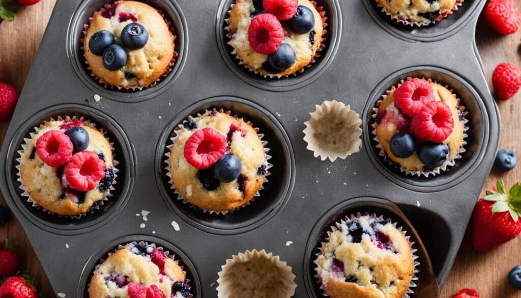 homemade fruit muffins