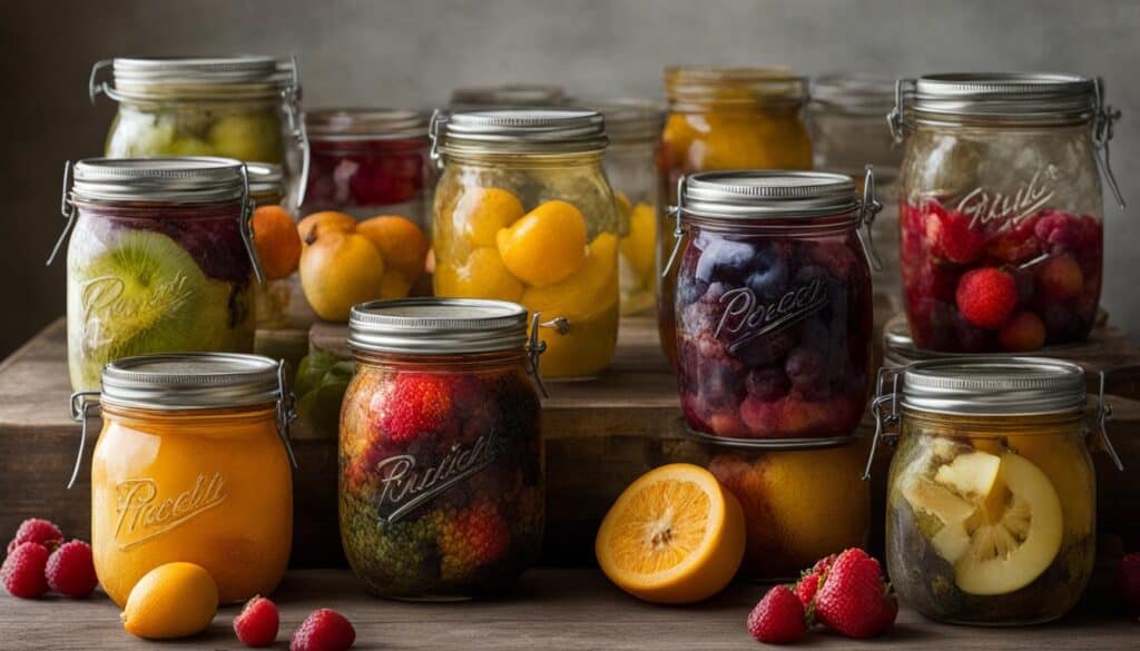 how long can fruit last in mason jars