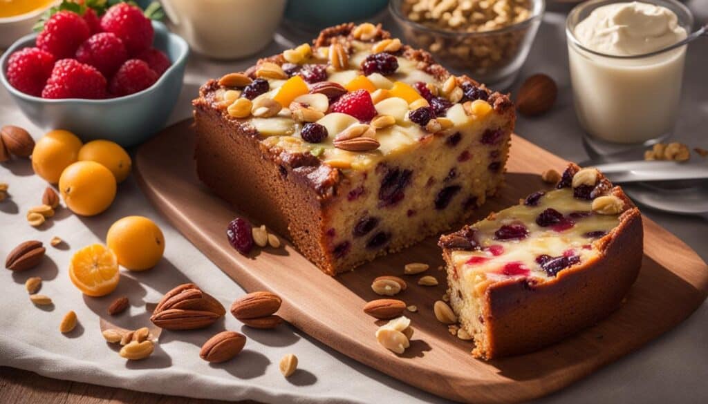 how to prevent fruits and nuts from sinking in fruit cake