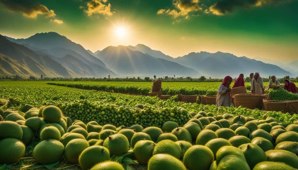 kiwi fruit in Pakistan