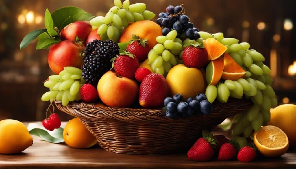 luxury fruit basket