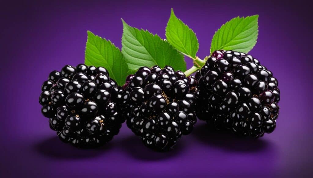 mulberry and blackberry