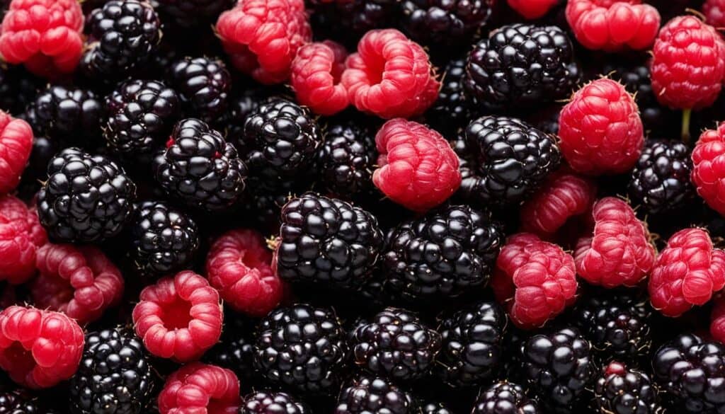mulberry fruit vs raspberry