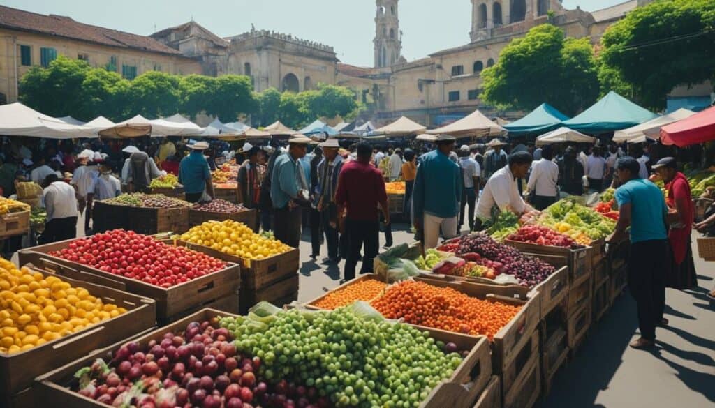 nearby fruit market