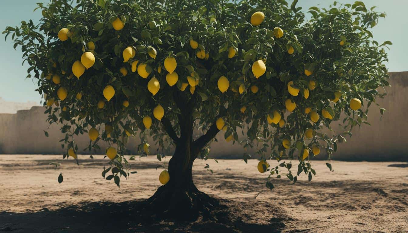 no fruit on lemon tree