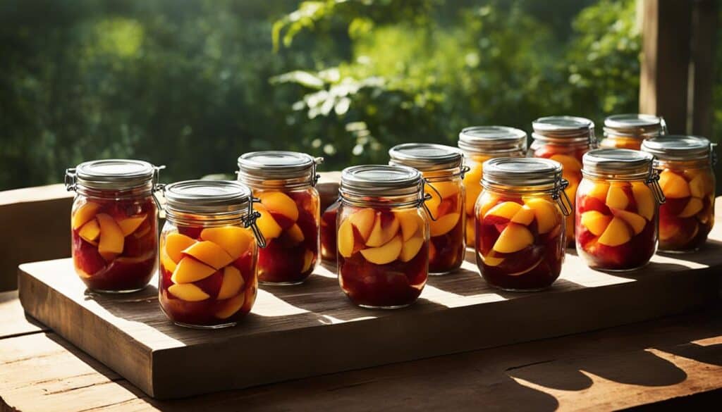 preserving peaches