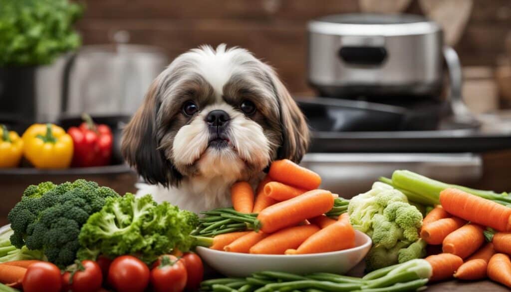 role of vegetables in shih tzu diet