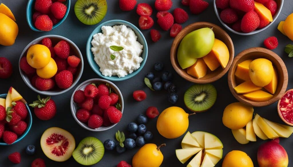 serving suggestions for fruit and cottage cheese