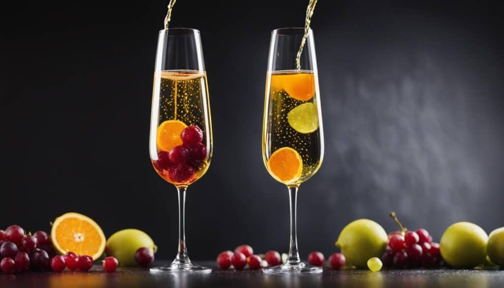 sparkling fruit wine