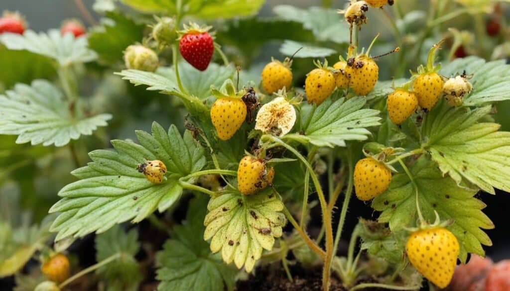 strawberry plants pests and diseases