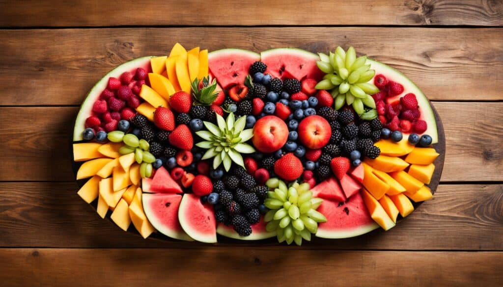 summer fruit centerpiece