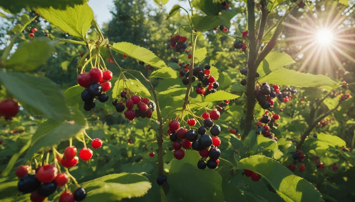 tree fruit like raspberry