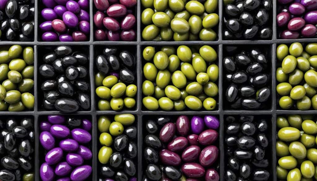 varieties of olives