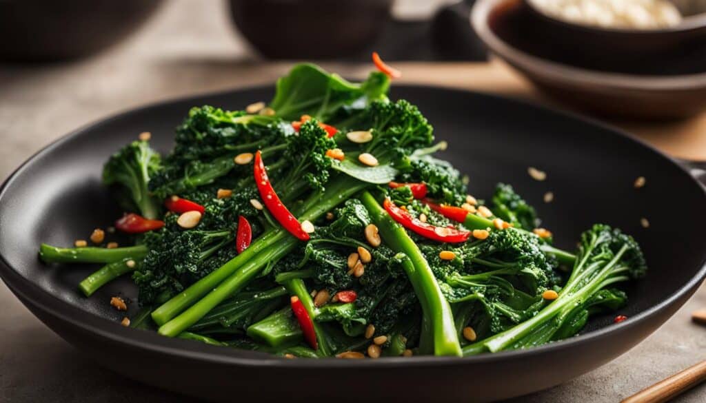 Chinese broccoli stir-fry