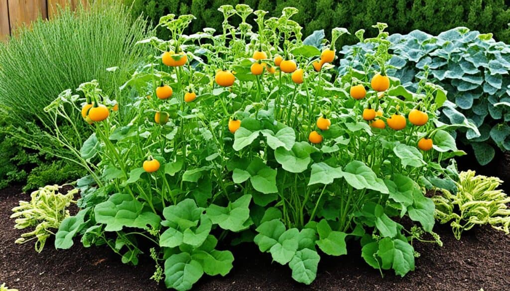 Companion plants for butternut squash