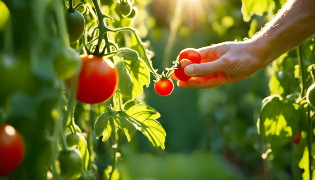 German Johnson Tomato Harvesting