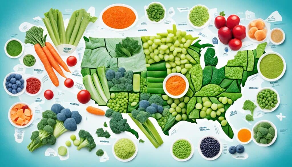 North America processed veggies market