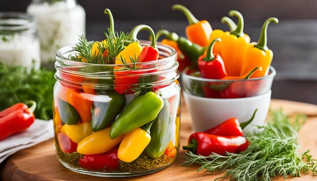 Pickled Mini Sweet Peppers